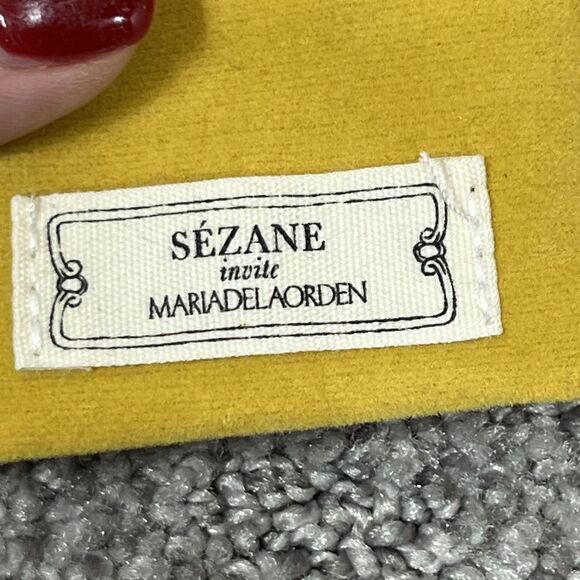 Sezane Maria De La Orden Hair Clip Bow Womens One Size Mustard Yellow Barrette main image 4